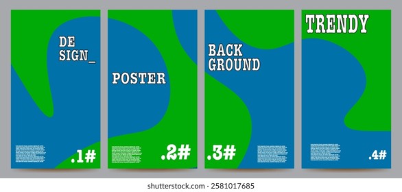 illustration vector graphic abstract background set good for banner, poster, template, design, brochure, flyer, etc