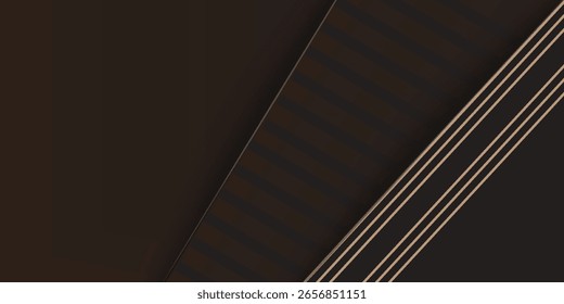 Illustration vector graphic of abstract background black and brown color modern design