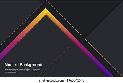 Gráfico vectorial de ilustración de diagonal de fondo negro abstracto