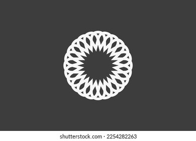 Illustration vector graphic of abstract circle motif