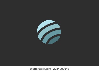Illustration vector graphic of abstract circle geometric technology. Good for logo