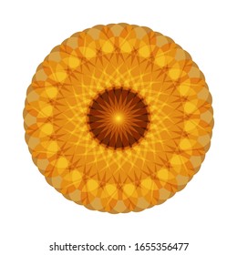 illustration vector graphic of Abstract coloring hand drawn mandala vector design. Circular ornament design element.  fit for logo, icon or symbol, etc