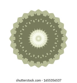 illustration vector graphic of Abstract coloring hand drawn mandala vector design. Circular ornament design element.  fit for logo, icon or symbol, etc