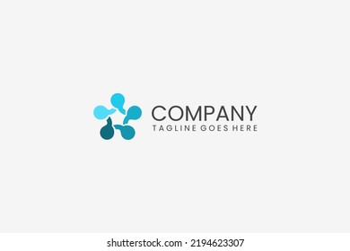 Illustration vector graphic of abstract, comunity, charity, team work, connection, technology. Good for symbol, icon, or logo