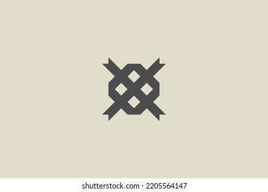 Gráfico vectorial de ilustración de geométrica abstracta. Bien por el logotipo o el símbolo.