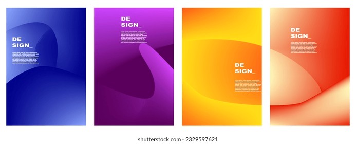 illustration vector graphic abstract gradient background colorful for banner, poster, template, design, flyer, brochure, card, bussines, etc