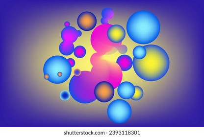 ilustración vectorial gráfico de fondo de gradiente abstracto para diseño, sitio web, banner, afiche, plantilla, etc