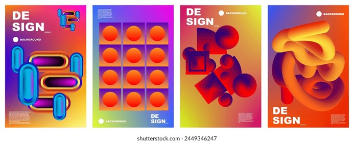 illustration vector graphic abstract gradient background colorful for banner, poster, template, design, flyer, brochure, card, bussines, etc
