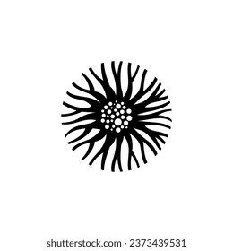 Illustration vector graphic of abstract life root on white background logo design template
