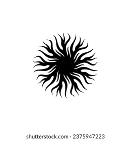 Illustration vector graphic of abstract life root on white background logo design template