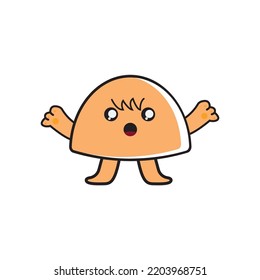illustration vector graphic of abstract mascoot cartoon.