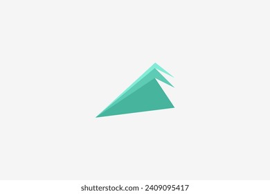 Illustration, Vektorgrafik abstrakter Berge. Gut für Logo