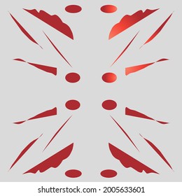 Illustration vector graphic of a abstract on a grey background