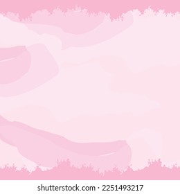 Ilustración vectorial gráfico de fondo de color de agua rosada abstracta, adecuado para medios sosiales postales de plantilla, papel mural y más.