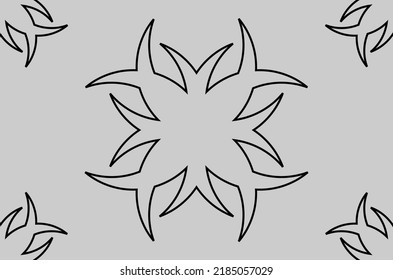 ilustración vectorial gráfico de patrón abstracto sin soldadura, bueno para impresión de dibujos animados o patrón de moda