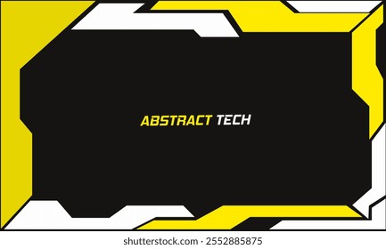 ilustração vetor gráfico de fundo tecnológico abstrato para design de quadro