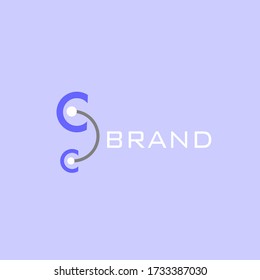 Illustration vector graphic of abstract with white circle and purple background perfect for fashion product