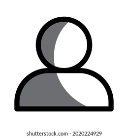 Ilustración Gráfico vectorial del icono de cuenta
