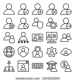 Ilustración Gráfico vectorial del icono de cuenta