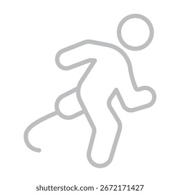 Illustration Vektorgrafik von Adaptive Athlete Symbol
