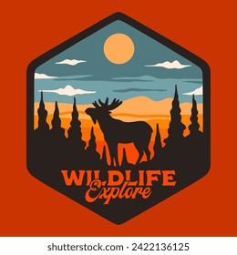 Illustration vector graphic of ADENTURE AWAITS for apparel design merchandise, such as logos on product packaging

