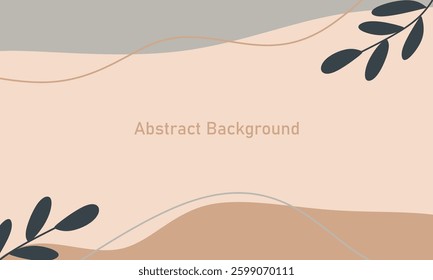Illustration Vector Graphic of Aesthetic Background Template with Simple and Minimalist Pastel Colors. vector illustration design template for web, banner, flyer