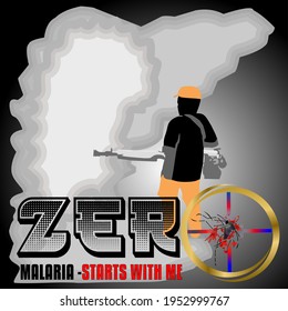 Illustration vector graphic of against malaria to the end population. Perfect for brochure, poster, banner or sticker of World Malaria Day on April, 25 