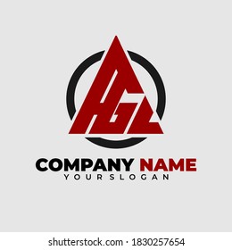 Illustration vector graphic for AGL logo good for AGL logo design