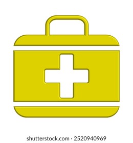 Illustration Vector graphic of aid first box icon. Fit for emergency, medical kit, healthcare etc.