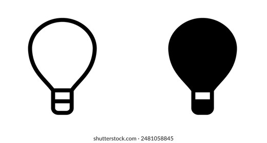 Ilustración Vector Gráfico de Plantilla de diseño de iconos de globos de aire