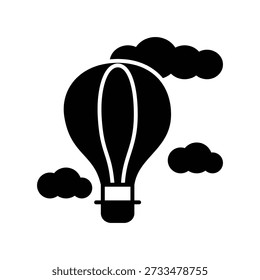 Ilustración Vector Gráfico de globo de aire Plantilla de diseño de iconos