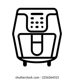 Illustration Vector Graphic of  Air, flyer, home appliances Icon. Line drawing. Black