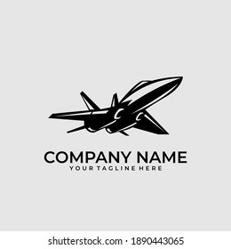 illustration vector graphic for air plane logo