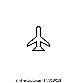 Illustration Vector Graphic of Airplane Mode Icon