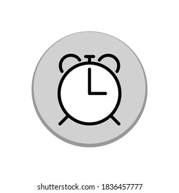 Illustration Vector graphic of alarm clock icon