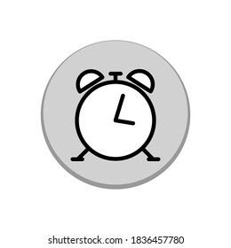 Illustration Vector graphic of alarm clock icon