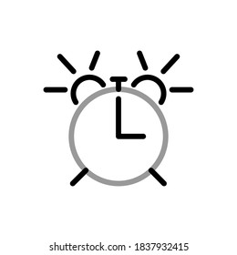 
Ilustración Gráfico vectorial del icono de reloj de alarma