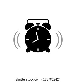 
Ilustración Gráfico vectorial del icono de reloj de alarma