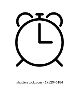 Illustration Vector graphic of alarm clock icon