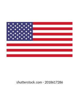 Illustration Vector Graphic of American Flag Images. Suitable for american independence day, Happy Independence day.