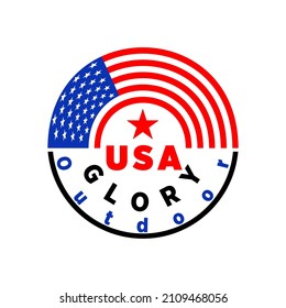 Illustration Vector Graphic of American Flag design