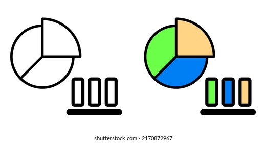 Illustration Vector Graphic of Analysis, analytics, chart Icon