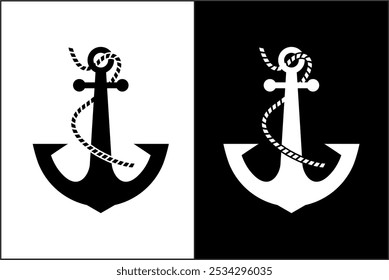 Illustration vector graphic of anchor icon