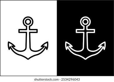 Illustration vector graphic of anchor icon