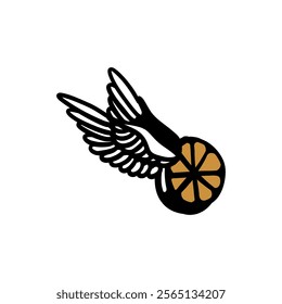 illustration vector graphic angel lemon for design, template, elemen, illustration, etc