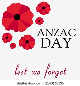 Illustration vector graphic of Anzac day