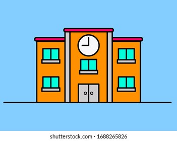 Illustration vector graphic of apartment