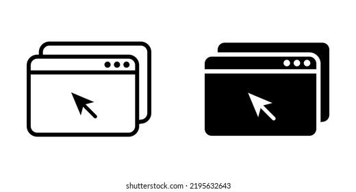 Illustration Vector graphic of app icon. Fit for website, browser, interface etc.