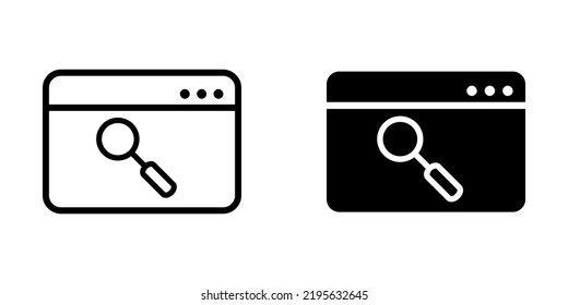 Ilustración Vector gráfico del icono de aplicación. Apto para sitio web, navegador, interfaz, etc.