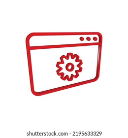 Illustration Vector graphic of app icon. Fit for website, browser, interface etc.
